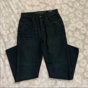 NWOT American eagle Vintage black high rise jeans size 8 long